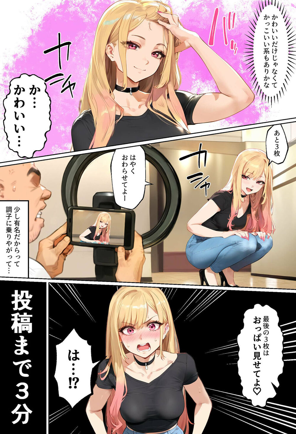 【ネトストおじさん】スキャンダルをネタに脅され調教〜キモオジのテクに快楽堕ちし海夢が性玩具になった話〜 画像8