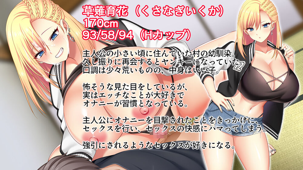 田舎の幼馴染は美人ヤンキーだが、実はエロいことに興味津々 画像6