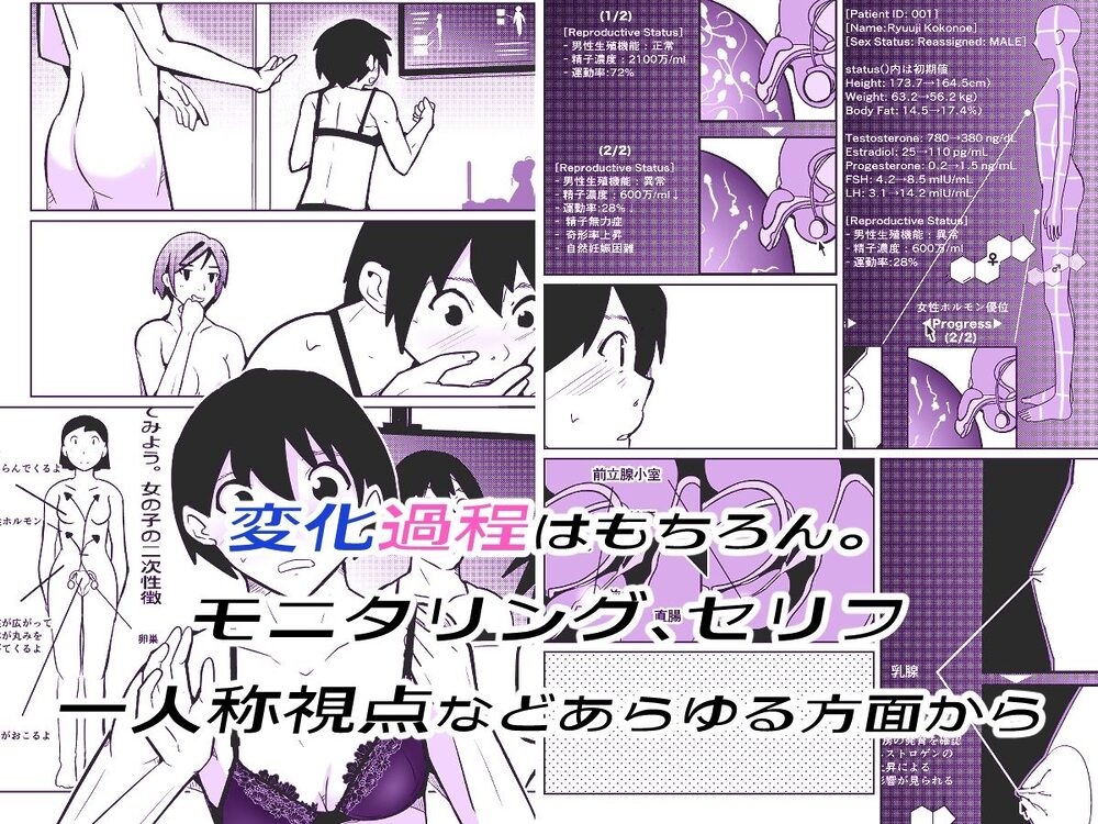 膣内射精する度に互いの要素が入れ替わっていく話 画像2